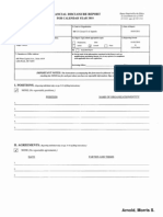 Morris S Arnold Financial Disclosure Report For 2010