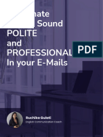 The Ultimate Mini-Guide To - Sound POLITE - and PROFESSIONAL - in Your E-Mails