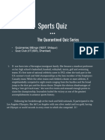 TQQS Sports Quiz