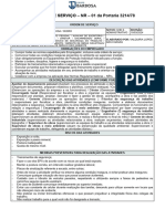 ORDEM DE SERVIÇO - NR - 01 Da Portaria 3214/78: Empresa: Construtora JJ Barbosa / Cedro Setor: Ghe 8 - Revisão