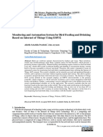 Monitoring and Automation System For Bird Feeding and Drinking