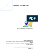 Anatel - Manual SEI - Homologação DC para Uso Próprio