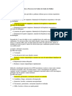 Propedêutica 10 e Processos de Cuidar Da Saúde Da Mulher