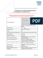 Oh13 Sharps and Contamination Policy v5