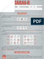 Test de CARAS Hoja de Respuestas PDF