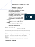 Espina de Ishikawa para Implementar QM (Sistema de Control de Calidad SAP)