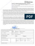 Autorización para Consultar Y Compartir Información Personal Y Crediticia