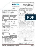 Repaso Aritmetica - Teoría de Conjuntos - Numeracion - Divisibilidad