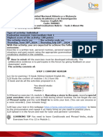 Activity Guide and Evaluation Rubric-Unit 1 - Task 2-About Me.