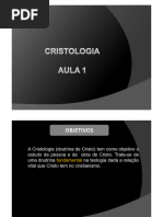 Cristologia - Aula 1