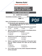 Namma Kalvi 11th Computer Science Model Question Papers em 2020 217210