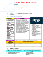 Sesión Compartimos Las Costumbres de Nuestra Comunidad