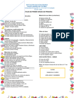 Lista Primer Grado 2024