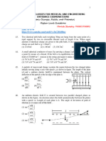 EE-Electric Charges, Fields, Potential-Higher Level QP-1