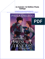 Príncipe de La Traición 1st Edition Paula Gallego Full Chapter Download PDF