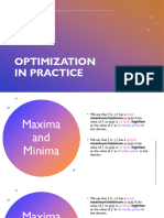 Optimization in Practice