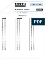 Mile 16 Jun 2024 11th Jee Main Part Test Phase 1 Roi Model Test