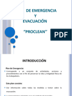 Plan de Emergencia Proclean