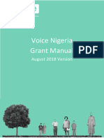 Nigeria Grant Manual August 2018