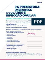 FichaResumo - GO - Rotura - Prematura - e - Infecções Ovulares