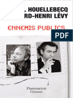 Michel Houellebecq - Bernard-Henri Lévy - Ennemis Publics-Flammarion (2013)