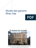 Bhau Daji M Avec Un Nouveau Bâtiment