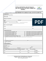 Formulario de Requerimento Padrao LICENCIAMENTO