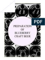 Preparation of Blueberry Craft Beer