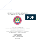 Genetic Algorithm Applied On Multiobjective Optimization