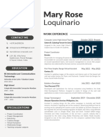 Mary Rose Loquinario Resume 2024