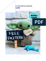 Bebe Yoda Amigurumi Au Crochet PDF Modele Gratuit PDF