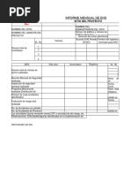 Muestra de Informe de Seguridad Mensual