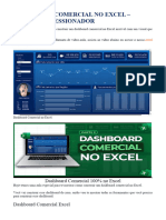 Dashboard Comercial No Excel