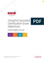 Comptia Securityx Cas 005 Exam Objectives (2 0)