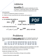 Ejercicios de Autoestudio de Gestión de Inventarios