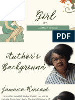 Girl by Jamaica KIncaid