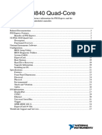 Ni Pxie-8840 Quad-Core: User Manual