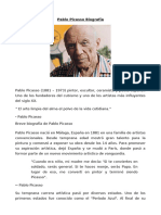 Biografía de Pablo Picasso