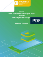 BIM Sketch To Digital Twins - Lesson 5. MEP Systems Design