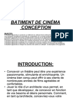 Conception de Bâtiments de Cinéma