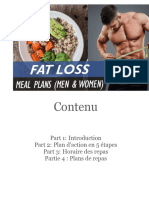 Plans de Repas de Perte de Graisse PDF