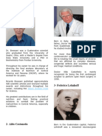 Biography of 5 Guatemalan Scientists