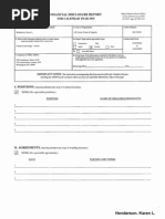 Karen L Henderson Financial Disclosure Report For 2010