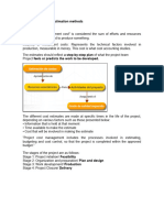 Investment Cost Estimation Methods