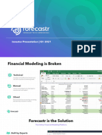 Forecastr Series Seed Investment Deck