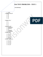 Exponent Practice Problems