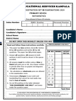 Standard Kolfram p7 Set II Mathematics Term I 2024.