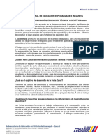 Directriz para Ejecución de Feria Zonal de Innovación, Tecnología y Científica 2024