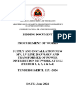 Bidding Document - Tender-018-EDTL E.P. - 2024