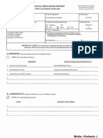 Kimberly J Muller Financial Disclosure Report For Muller, Kimberly J